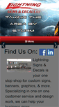 Mobile Screenshot of lightningsign.com